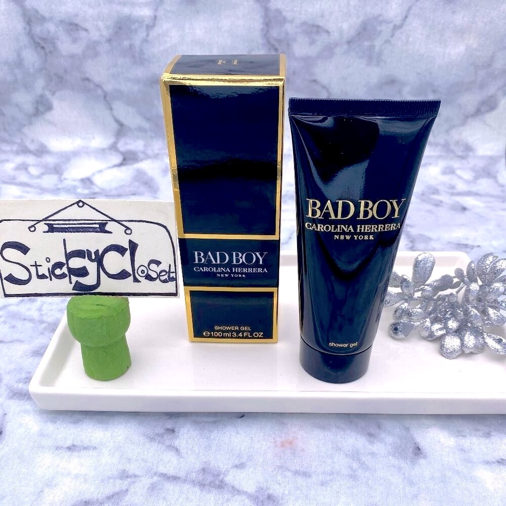 Carolina Herrera Bad Boy Shower Gel,Oriental Spicy-Full 100ml,3.4oz-BOXED-NEW